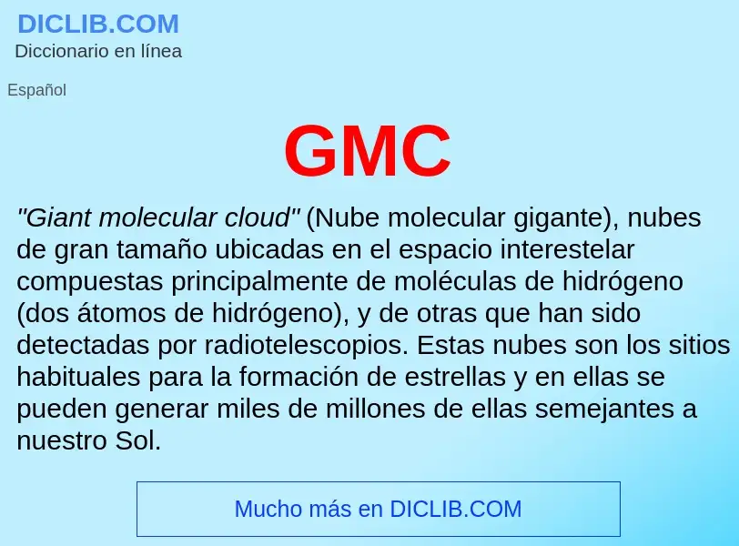 O que é GMC - definição, significado, conceito