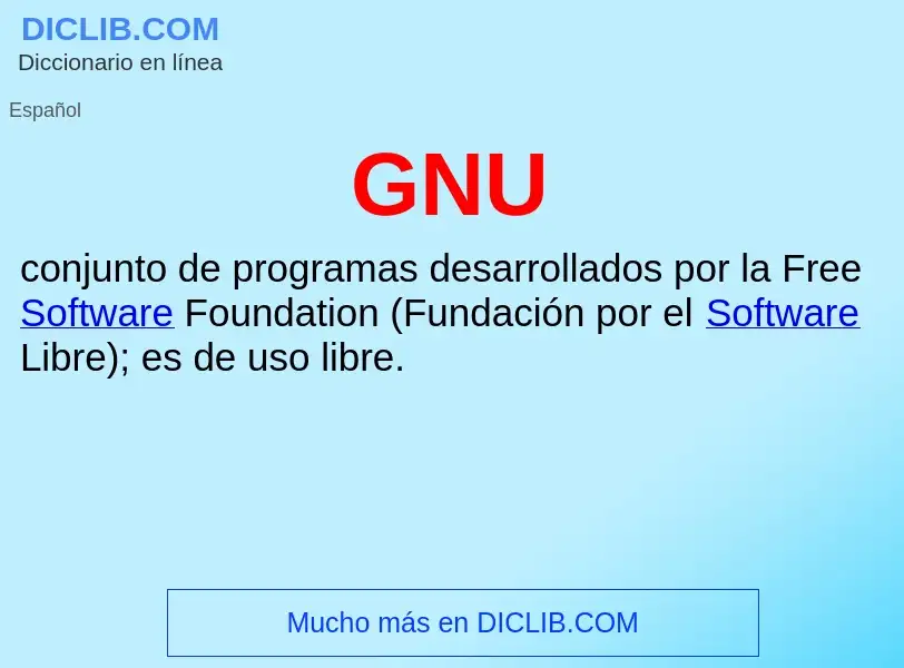 Wat is GNU - definition