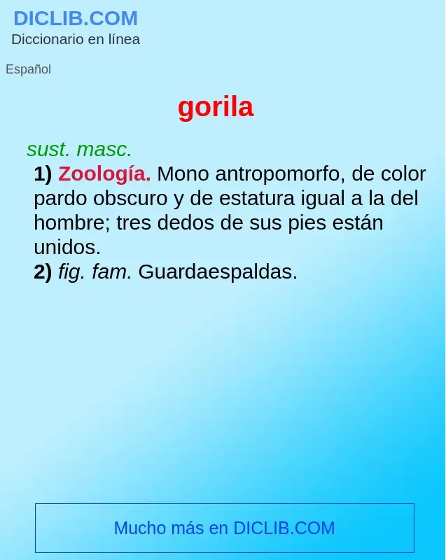 What is gorila - definition