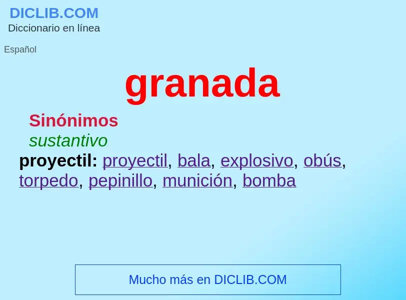 What is granada - definition