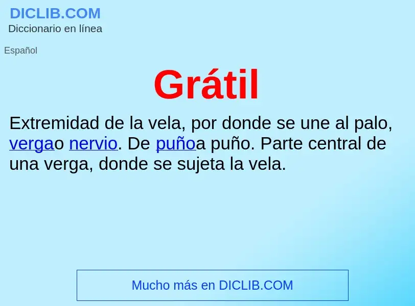 O que é Grátil - definição, significado, conceito