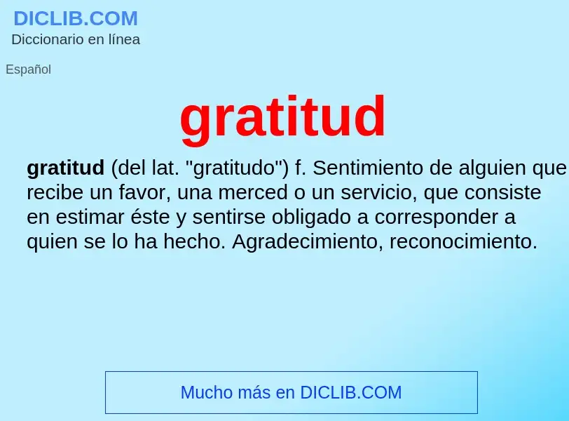 O que é gratitud - definição, significado, conceito