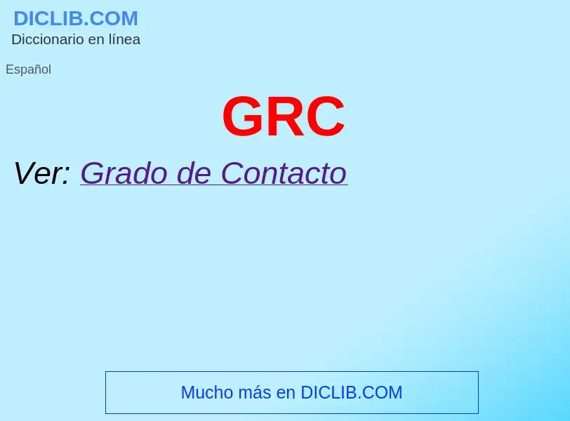 Wat is GRC - definition