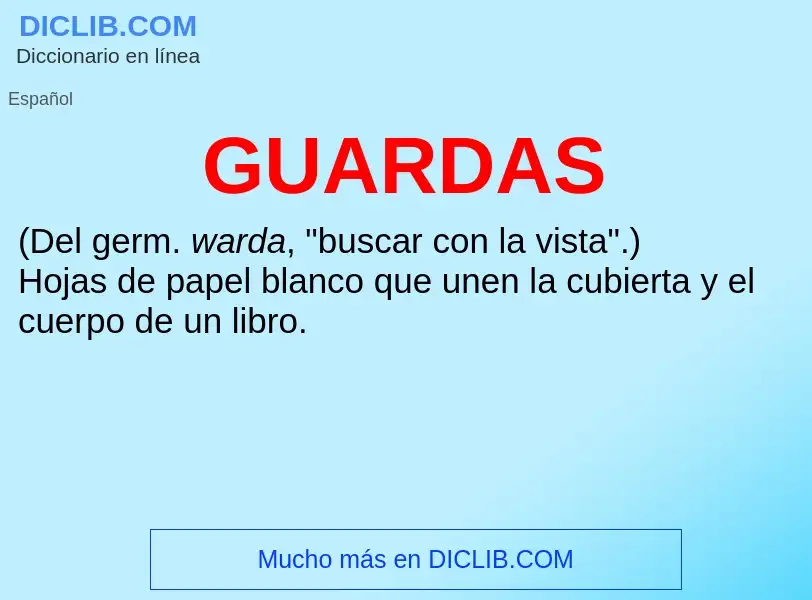 O que é GUARDAS - definição, significado, conceito