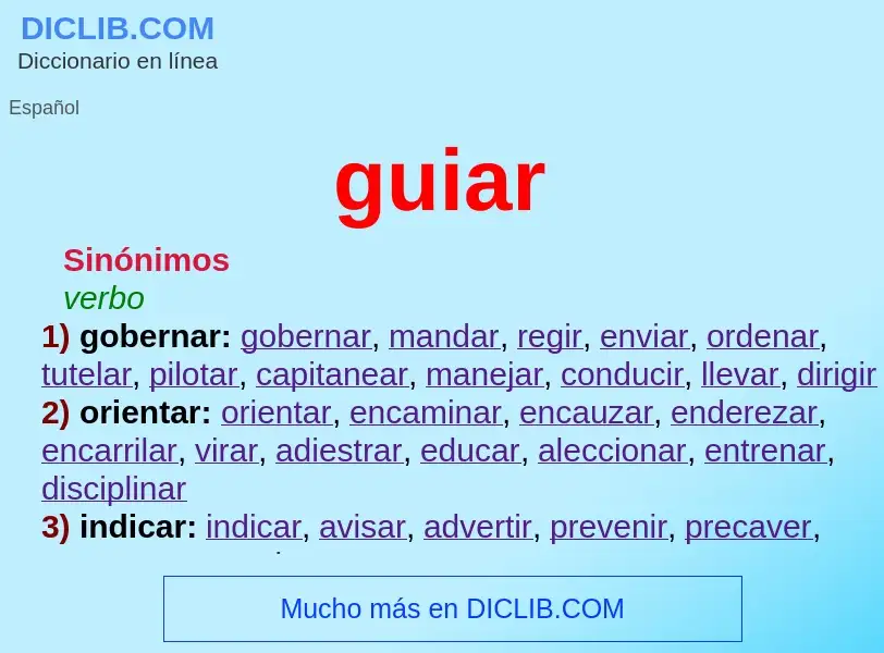 Wat is guiar - definition