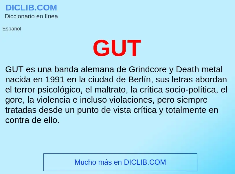 O que é GUT - definição, significado, conceito