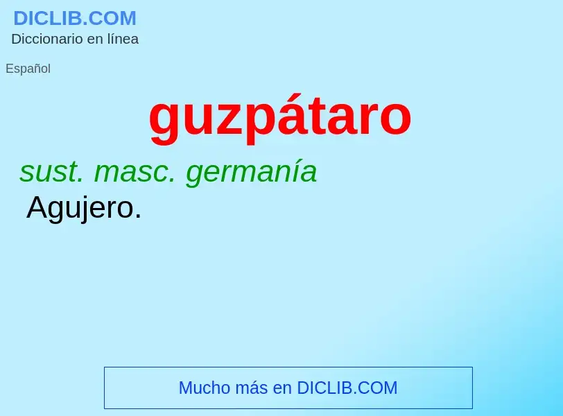 Wat is guzpátaro - definition