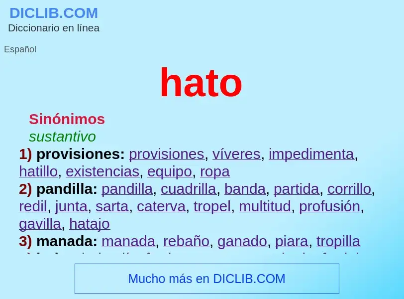 What is hato - definition