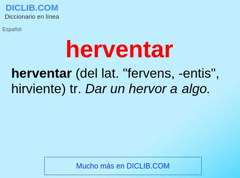 Что такое herventar - определение