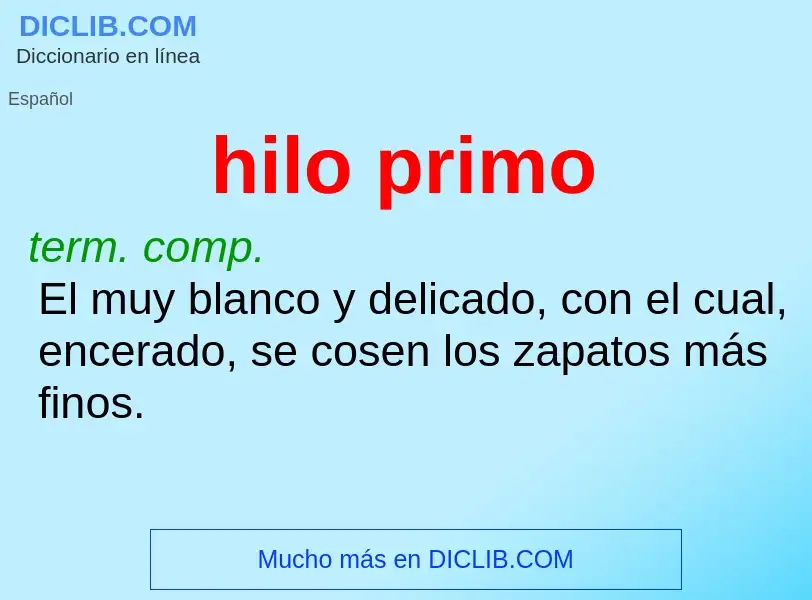 What is hilo primo - definition