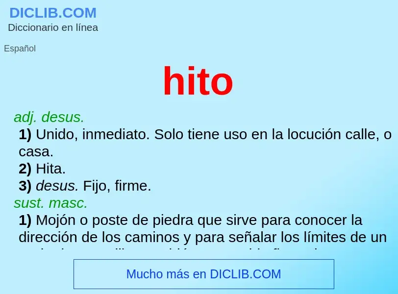 Wat is hito - definition