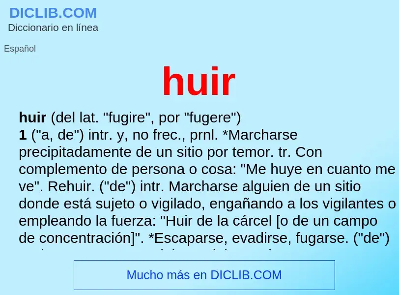 Wat is huir - definition