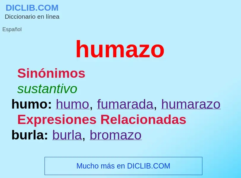 O que é humazo - definição, significado, conceito