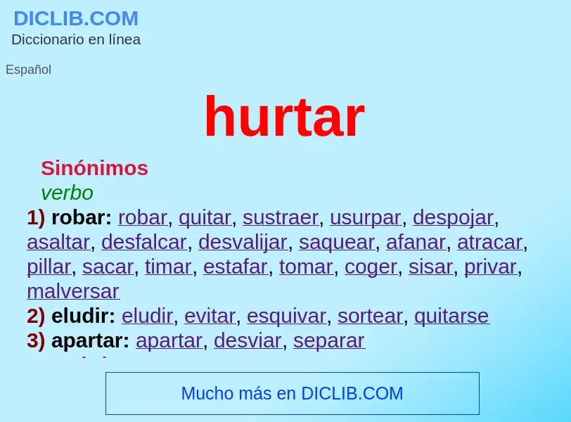 Was ist hurtar - Definition