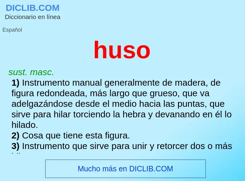 O que é huso - definição, significado, conceito