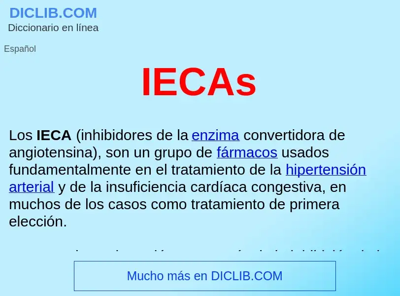 Wat is IECAs  - definition