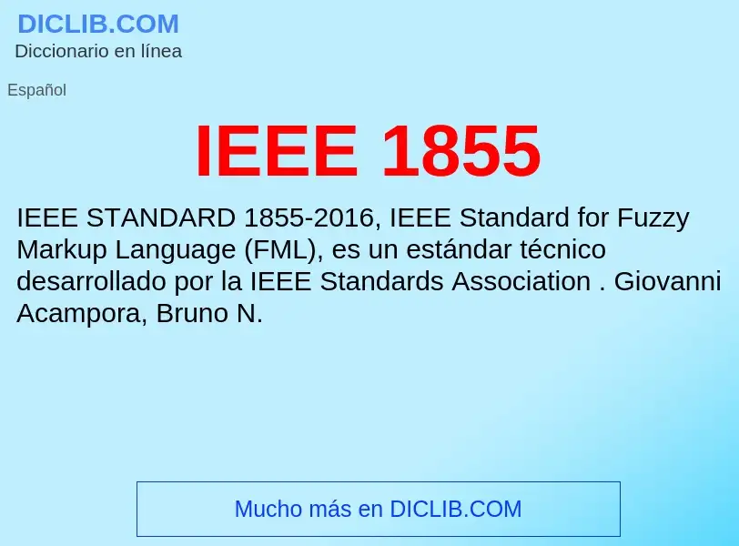 Wat is IEEE 1855 - definition