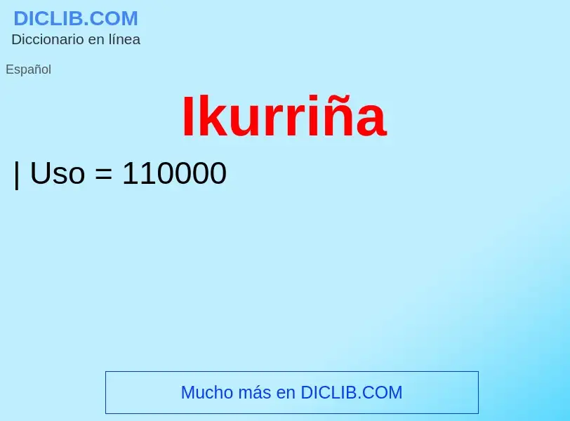 ¿Qué es Ikurriña? - significado y definición