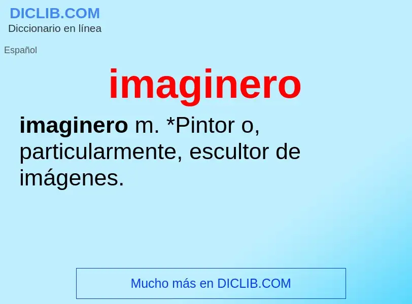 What is imaginero - definition