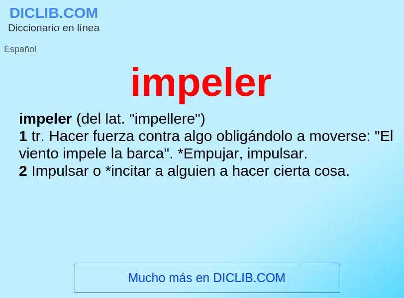 What is impeler - meaning and definition