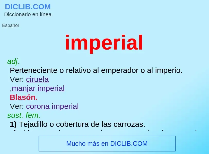 Was ist imperial - Definition