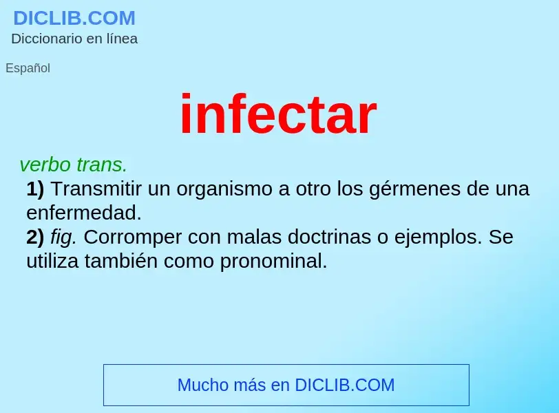 Wat is infectar - definition