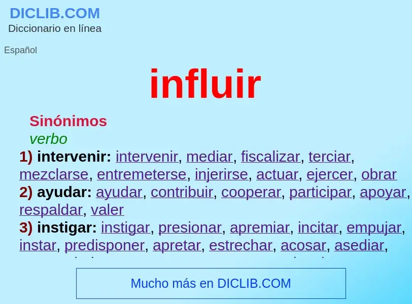 What is influir - definition