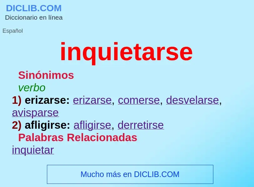 Wat is inquietarse - definition