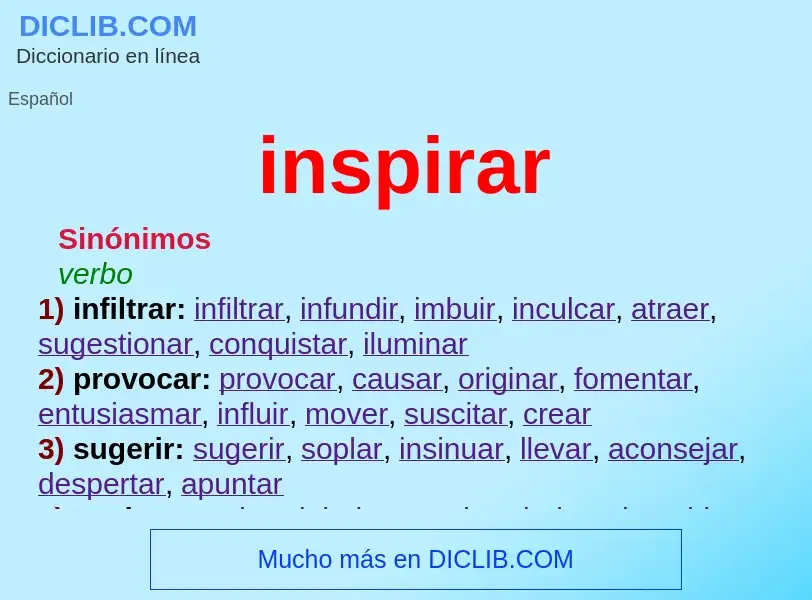 Wat is inspirar - definition