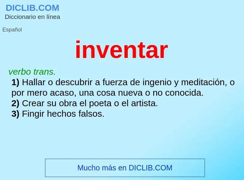 What is inventar - definition