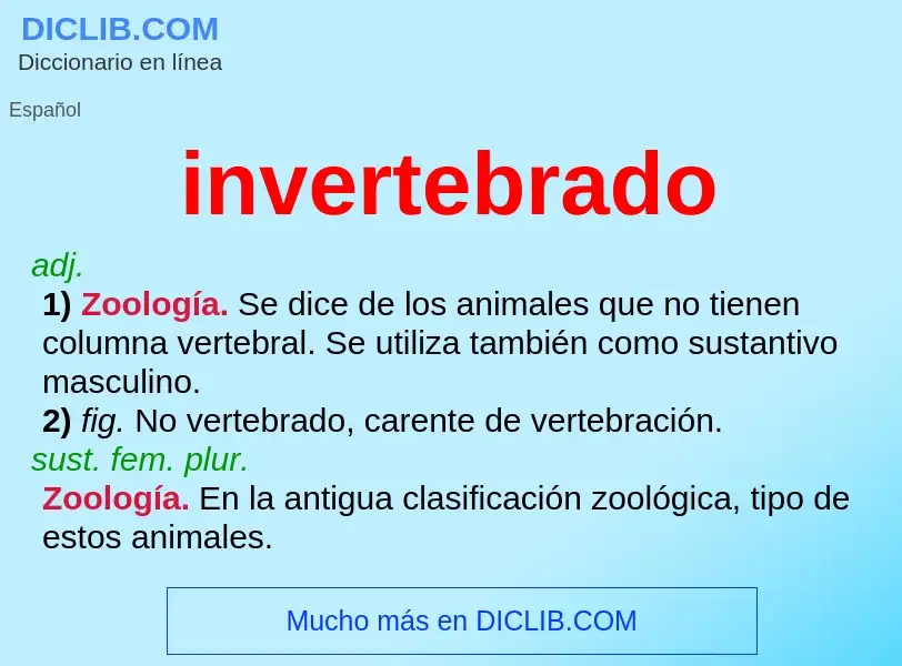 O que é invertebrado - definição, significado, conceito