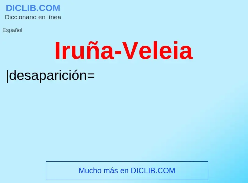 Was ist Iruña-Veleia - Definition