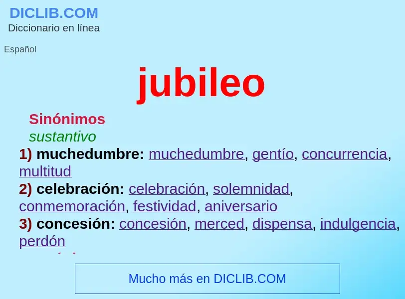 What is jubileo - definition