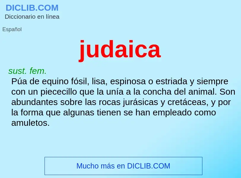 O que é judaica - definição, significado, conceito