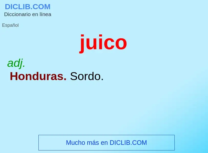 ¿Qué es juico? - significado y definición