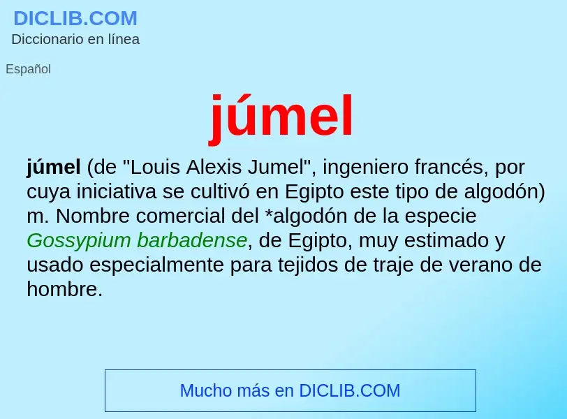 What is júmel - definition