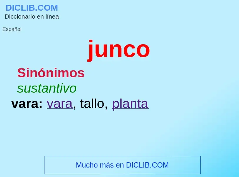 What is junco - definition