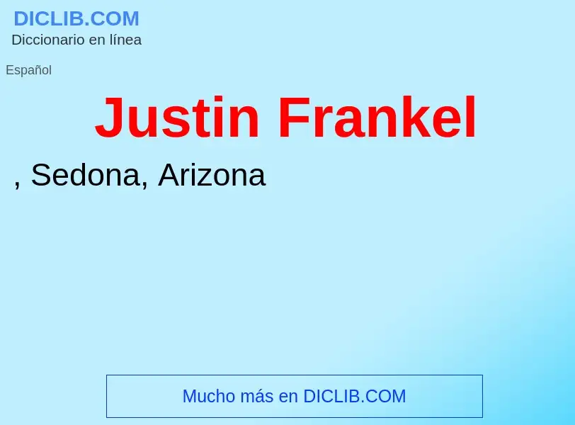 Wat is Justin Frankel - definition