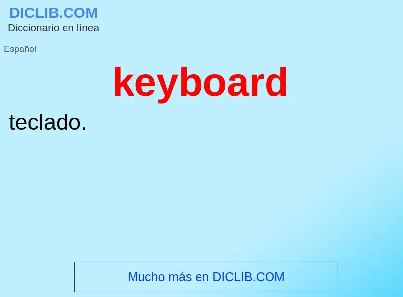 Что такое keyboard - определение