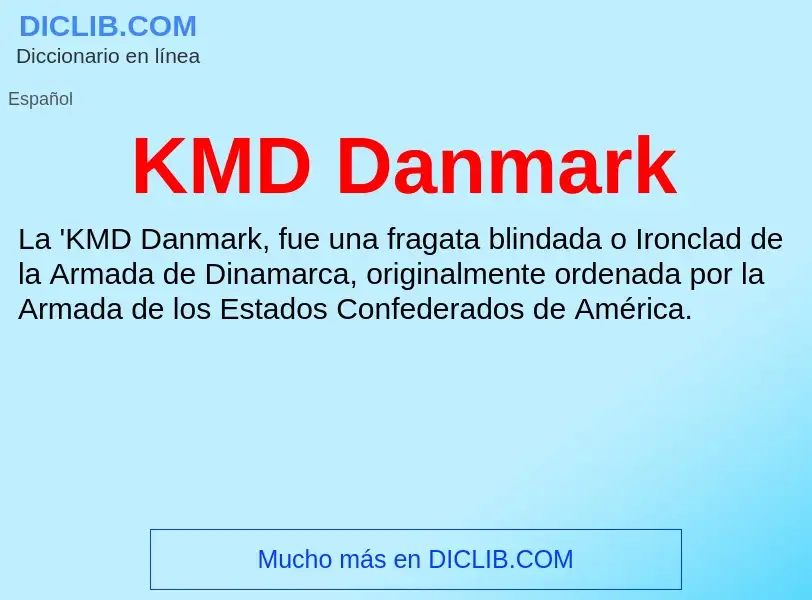 What is KMD Danmark - definition