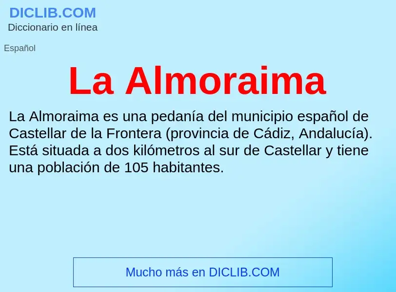 What is La Almoraima - definition