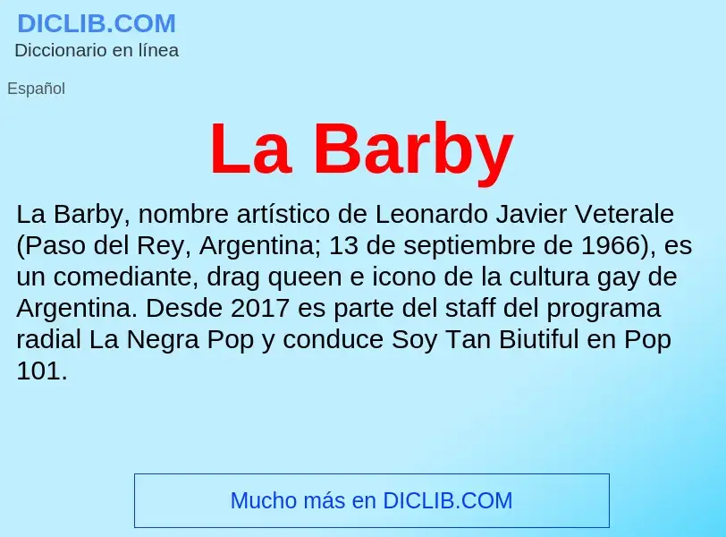 What is La Barby - definition