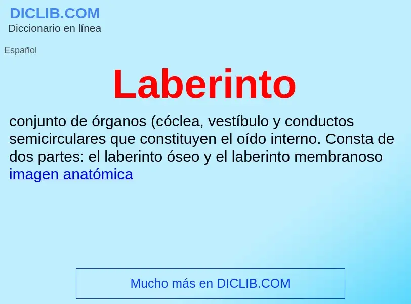 O que é Laberinto - definição, significado, conceito