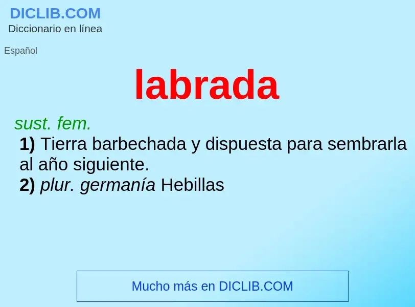 Che cos'è labrada - definizione