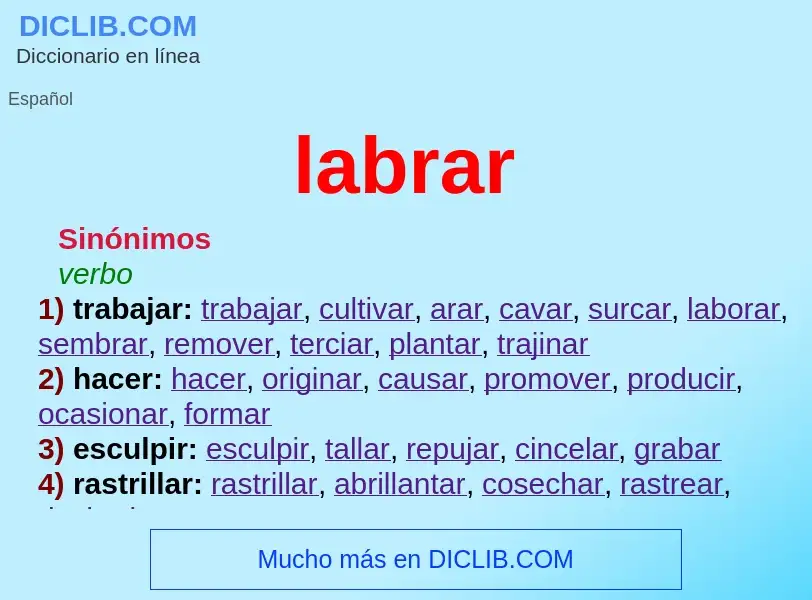 Wat is labrar - definition