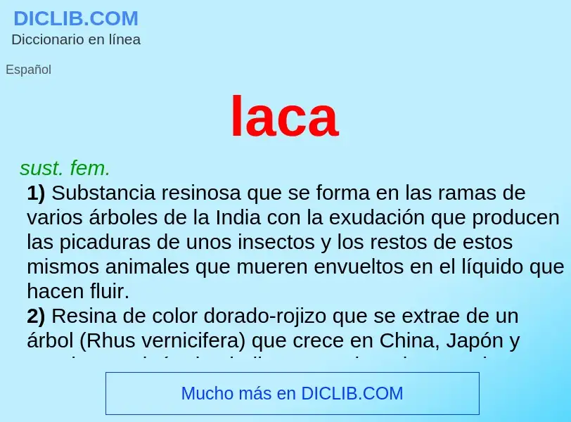 Wat is laca - definition