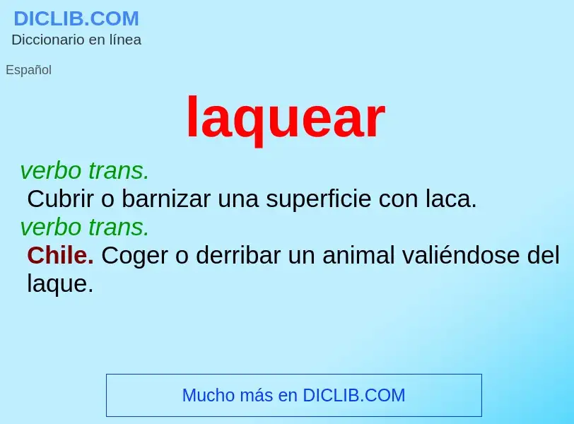 What is laquear - meaning and definition