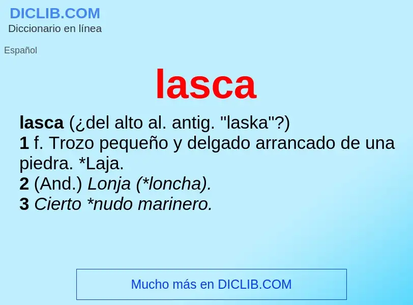 Что такое lasca - определение