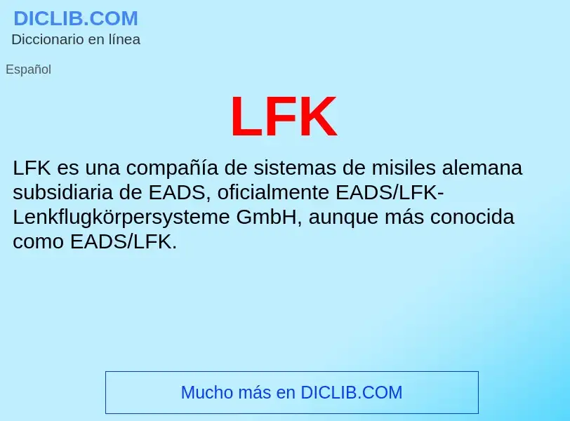 What is LFK - definition