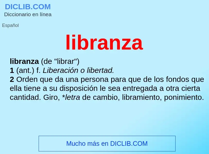 What is libranza - definition